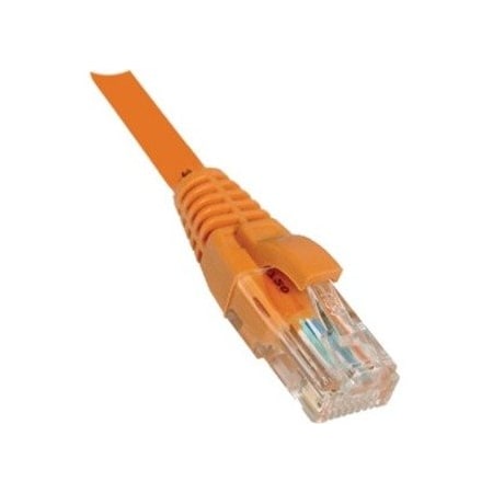 10Ft Orange Booted Cat6A Stp Patch Cable